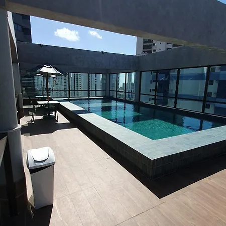 Flat Novo Em Boa Viagem - Rooftop 470 Recife Exterior foto