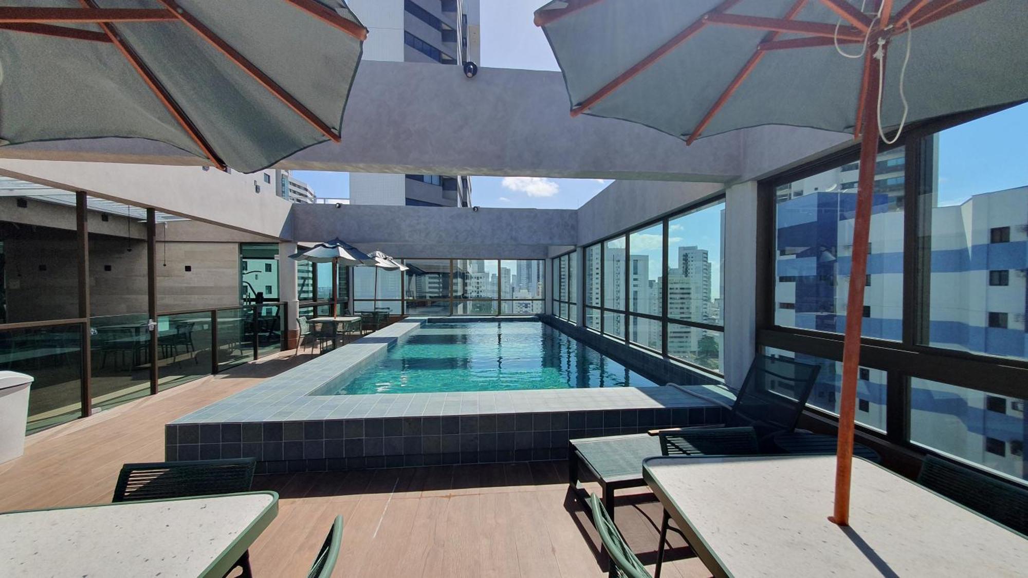 Flat Novo Em Boa Viagem - Rooftop 470 *